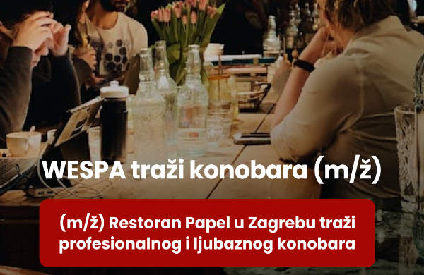 Papel konobar (m / ž)