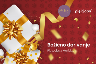 PickJobs dijeli paket božićnih personaliziranih proizvoda Meridizajn!