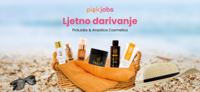 PickJobs i Anzotica Cosmetics daruju ljetni paket kozmetike Luxea!