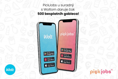 PickJobs daruje 500 besplatnih obroka u suradnji sa Woltom!