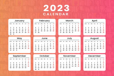 Non-working days and holidays in 2023